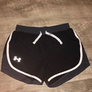 kids athletic under armor shorts